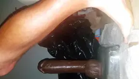 White Guy Rides BBC Dildo in Intense Gay Masturbation Session