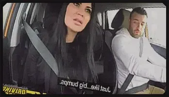 Seductive MILF Driving Instructor Car Encounter