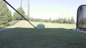 Golfing Barefoot