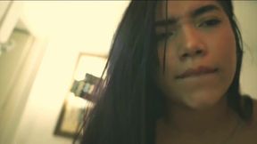 Naughty Latina Gives Me a Footjob