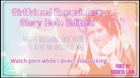 Audio only - Girlfriend experience glory hole edition