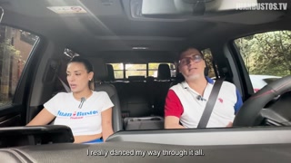 Sol Peterson shows her deep throat and tries the fucking machine | Juan Bustos ROAD