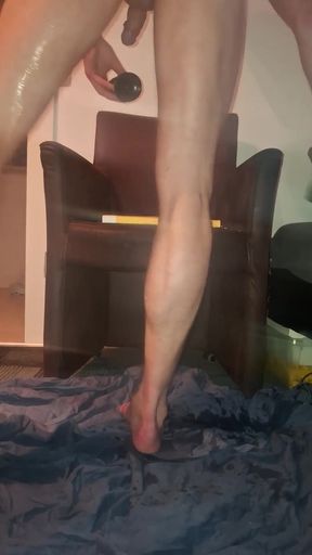 Solo Gay Twink Anal Dildo - Extreme Pissing Orgasms