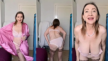 Hot mature busty MILF
