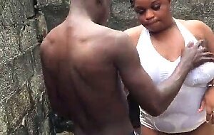 Big boobs slut got fucked by the wellspring