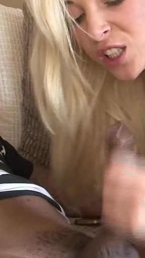 Cheating Lingerie Scene-1 busty Blonde Victoria Summers in Lingerie Interracial Fuck Gets Cumshot on Her Face