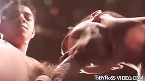 ”Sensual  gay passionately sucking big cock & cums”