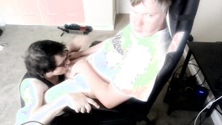 I get a grubby oral pleasure and came in his jaws