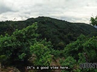 HUNT4K. This babe sucked a jock and kissed her BF after