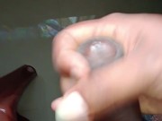 Amateur Dirty Guy Humping his own Hand while Moaning until Shaking Orgasm