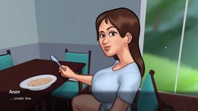 new step mom and step son  make amazing seen in summertime saga part 9