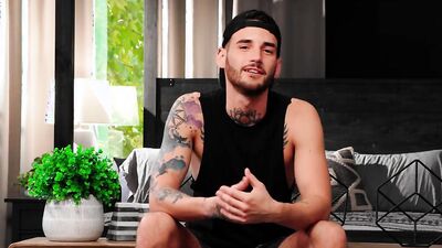 NextDoorBuddies - Tatted Hunk Tops Hot AF Newbie