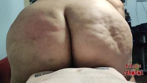 duvido voce nao gozar com a sentadona dessa gorda delicia rabuda