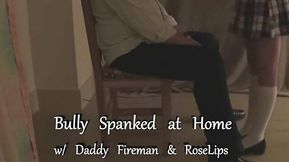 Bully Gets Spanked Hard at Home