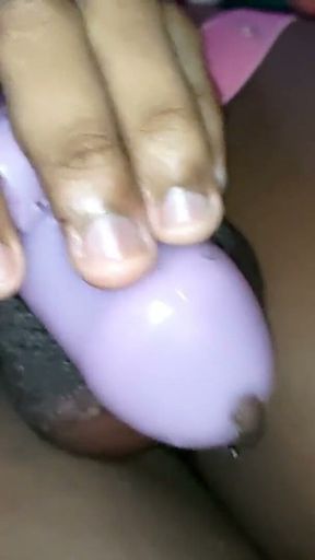 Black Femboy Sissy Shoots a Big Load of Cum in Chastity Cage