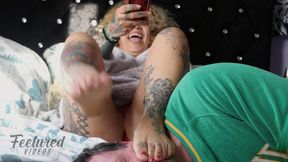 I love slapping your face with my feet