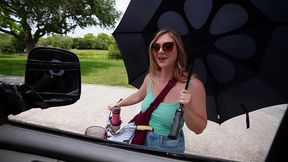 a big black cock for the voluptuous bicycle girl
