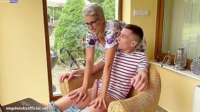 Wicky - Blonde Stepmom And Stepson - Angel Wicky Pov Hardcore