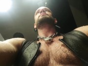 Webcam Leather muscle hunk takes a shower in neoprene (Paul Europe)