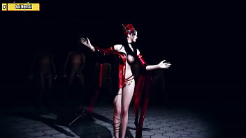 Medusa queen seduce dance then fuck - Hentai 3D Uncensored  v238