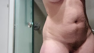 Fucking myself in the shower!
