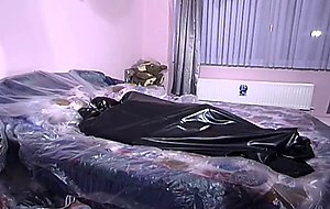 German freak party with latex bodysuits, masks and a shitload of bizarre!