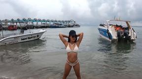 ”Amateur Asian big tits GF wild sex in a cabin with her BF”