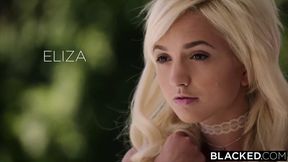 BLACKED First Interracial For Naughty Blonde Eliza Jane