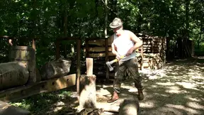 Tattooed MILF gets pounded in her stacked pussy outdoors