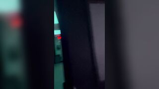 Kitten gets nasty in a sex booth at Amazing in Portland
