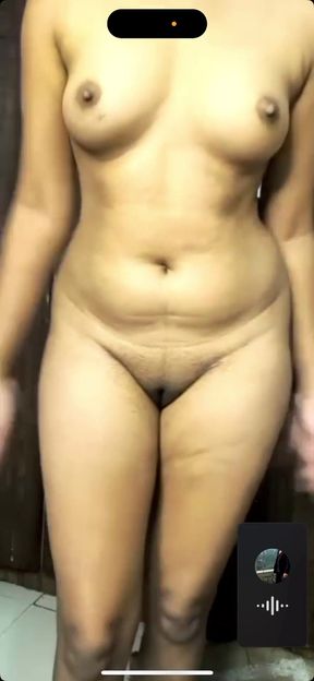Stunning moment from &quot;Unveiling Her Tempting Curves on Video Call&quot;