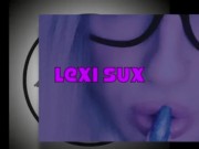 Lexi Sux Plays With 7 inch secret
