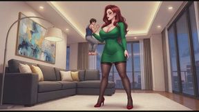 Giantess Fantasies #19B: Confessions of a Giantess Stepmom (Animated)