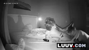 LUUV  The real couple films a spontaneous bonus porn episode late at night with cum in mouth scene