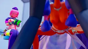 VTubers Ignite Flames with Seductive Bikini Moves and Tempting Striptease Sparks