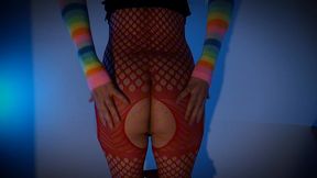 sexy femboy riding 11 inch dildo