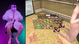 Elevator sex in VR game. Interactive hentai in virtual reality