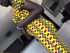 Gorgeous Black Fuck Doll Gagged POV Messy Facial