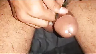 Twink Jerks His Big Hard Cock in Solo Handjob Session