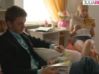 Cute golden-haired teen loves to have sex, too loves anal