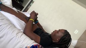 Thick Ebony Jizz-Shotgun Vacation Spunk Shot