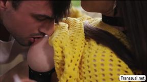 Horny Guy enjoys banging Hot TBabe Korra DelRios tight butthole
