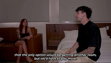 Hotel Bed - Embarrassed step Brother-in-Law Enjoys Great Sex with His Sexy Sister-in-Law