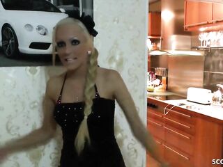 18yr old German Daughter Made Tugjob Deal with Step Step Daddy