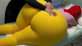 Big Ass Mother in Law Begs for a Massage and Gets So Wet