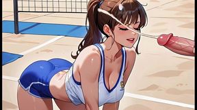 hornyvanstevie ai - beach volleyball anime