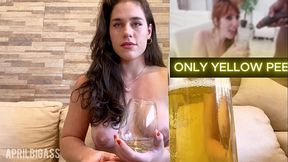 Lauren Phillips, I react as she gets fucked in her ass and swallows pee, and my stepdad makes me drink 2 liters of dark yellow!!4k