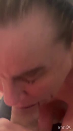 Powerful moment from &quot;Showing my boobs and ass off and sucking a pair of nuts dry! Enjoy&quot;
