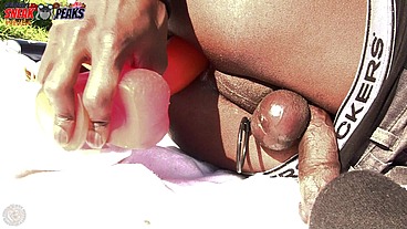 *PREMIUM* Playing In My Asshole Outside In The Public - DJ ButtPussy