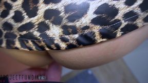 Girl in Leo Raincoat Taking a Bath and Gets Fresh Cum Shot on Her Rubber Ass - Projectfundiary